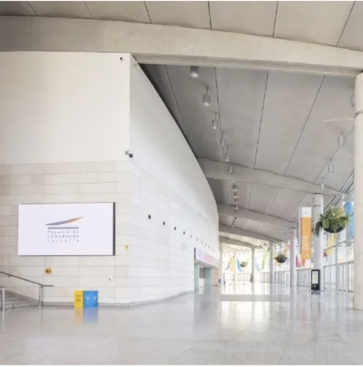Interior of the Palacio de Congresos de València